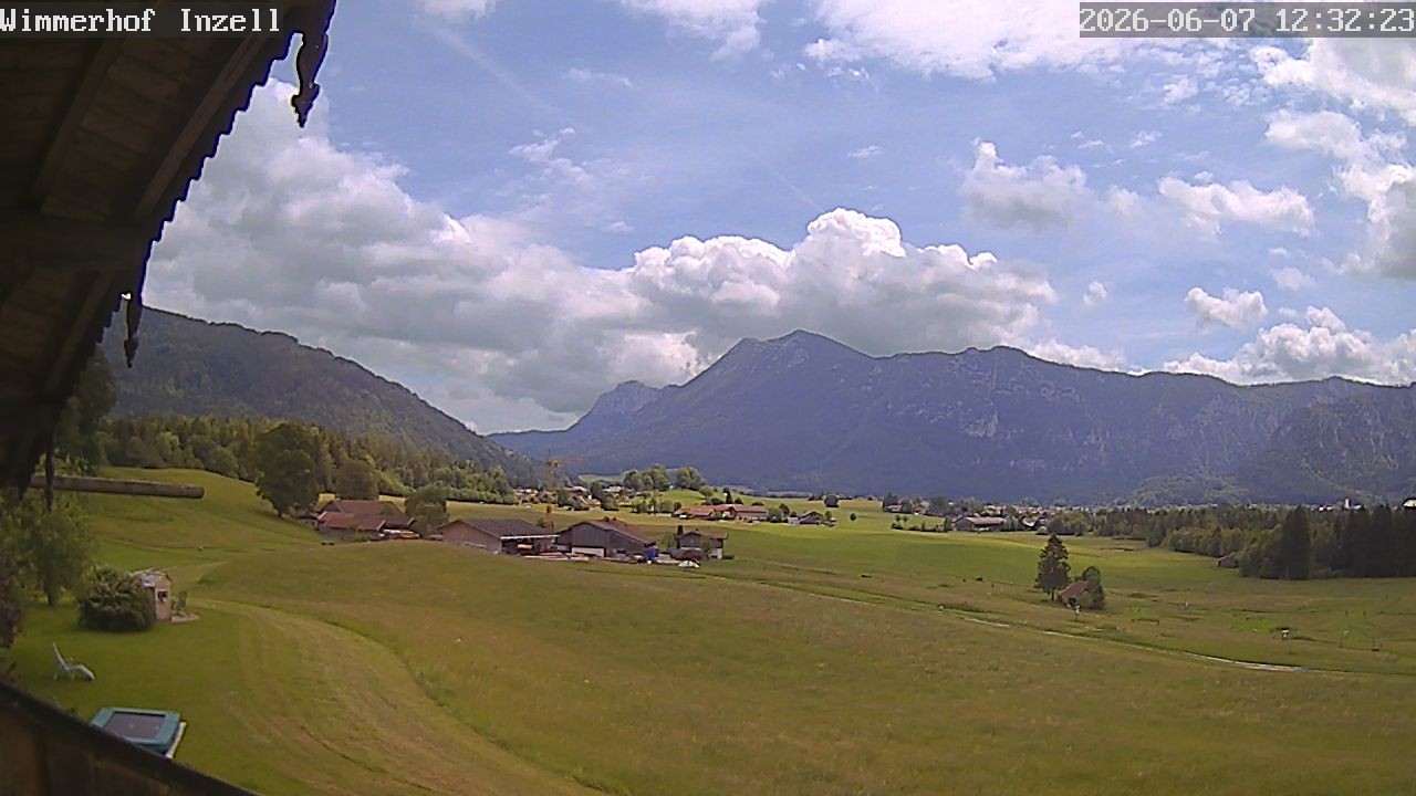 Archiv Foto Webcam Wimmerhof im Inzeller Tal