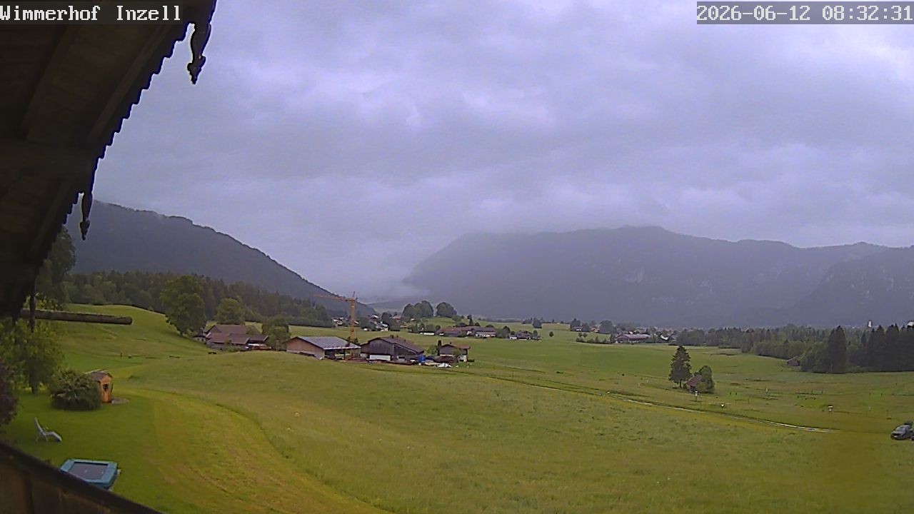 Archiv Foto Webcam Wimmerhof im Inzeller Tal