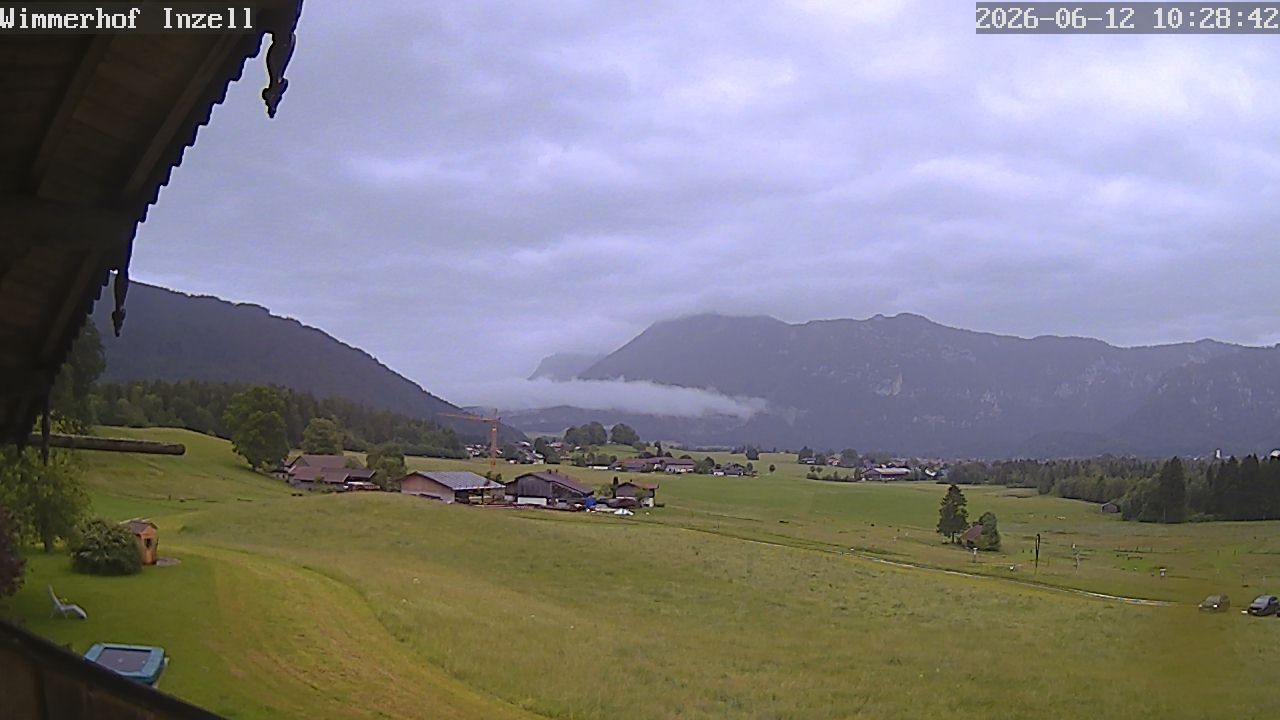Archiv Foto Webcam Wimmerhof im Inzeller Tal