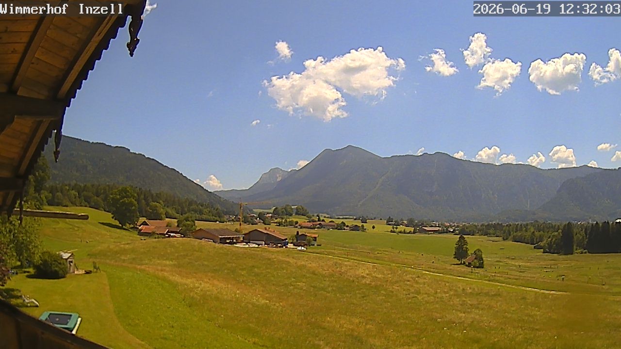 Archiv Foto Webcam Wimmerhof im Inzeller Tal