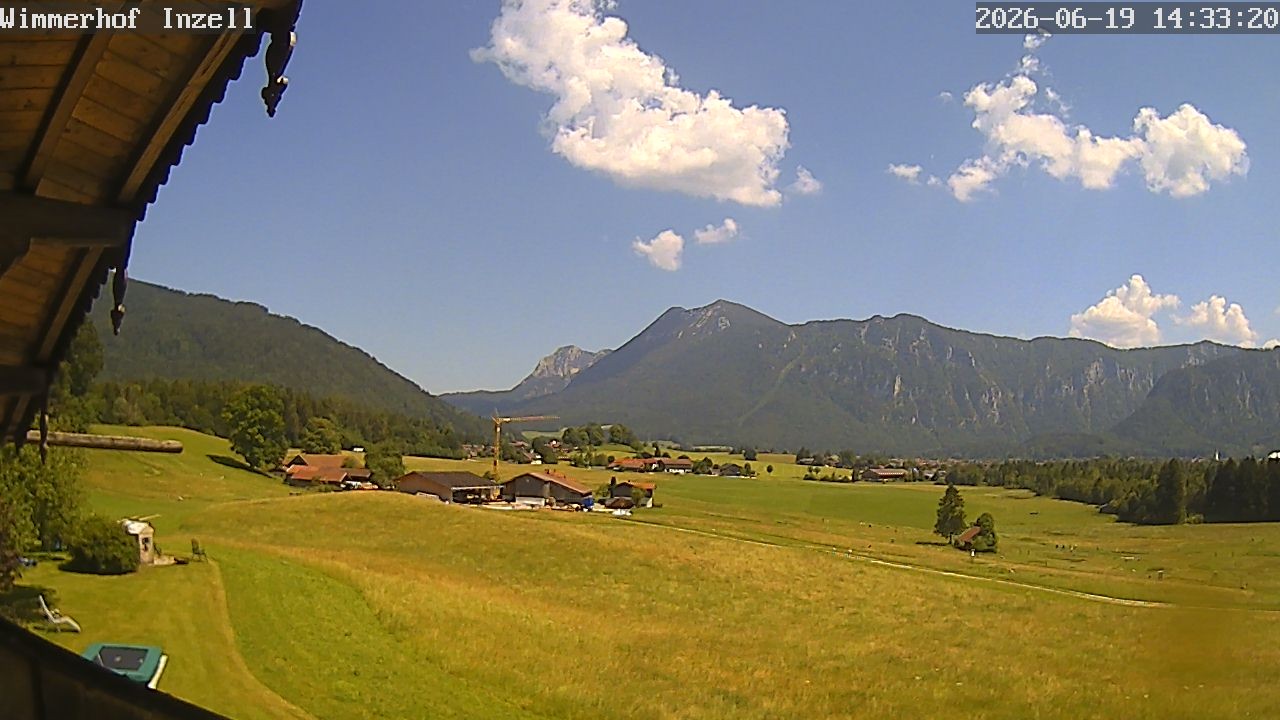 Archiv Foto Webcam Wimmerhof im Inzeller Tal