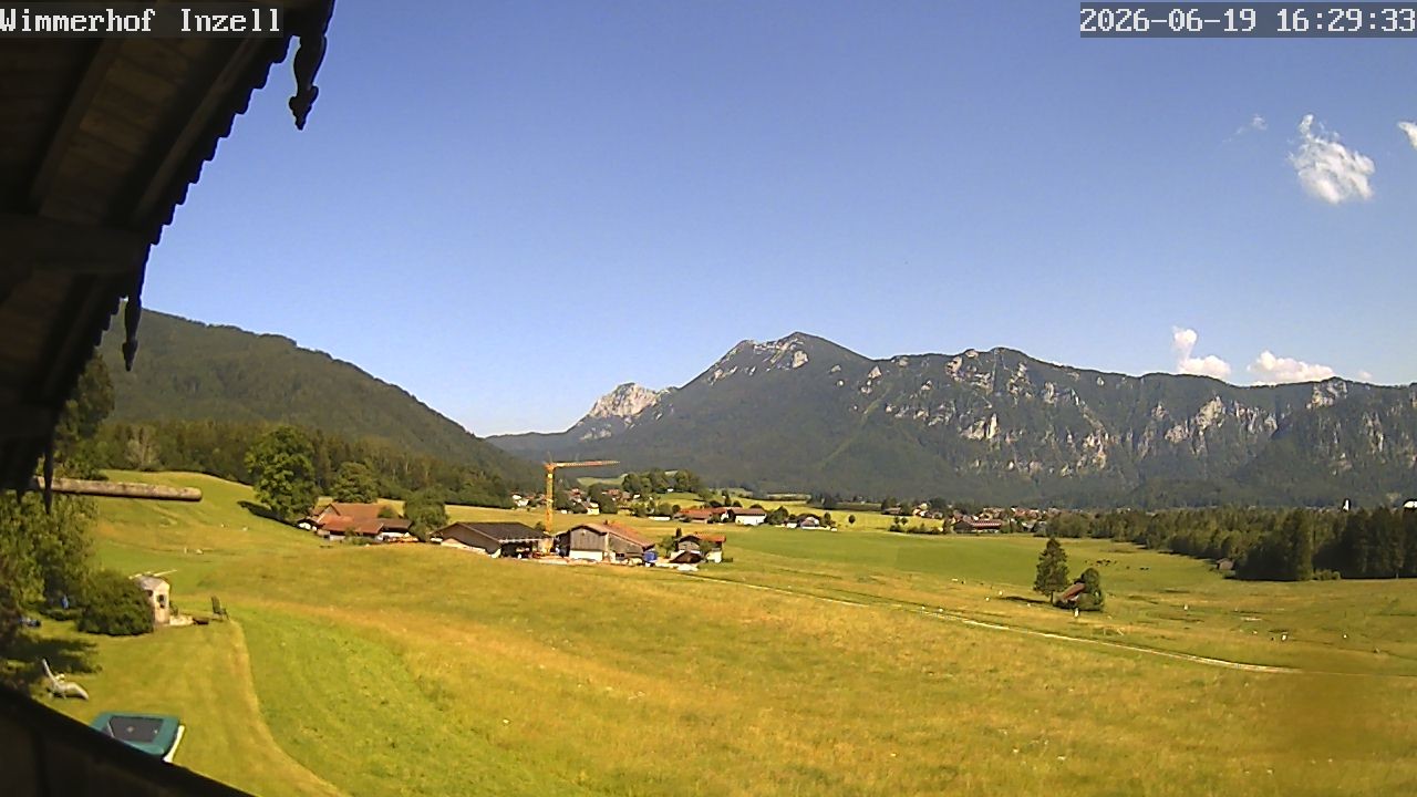 Archiv Foto Webcam Wimmerhof im Inzeller Tal