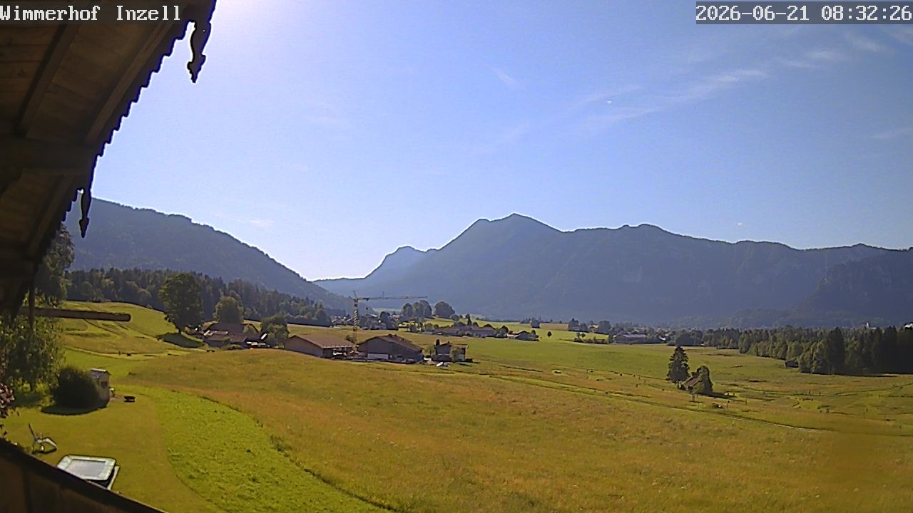 Archiv Foto Webcam Wimmerhof im Inzeller Tal