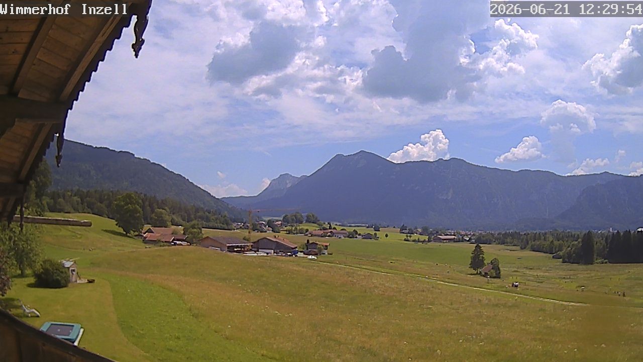Archiv Foto Webcam Wimmerhof im Inzeller Tal