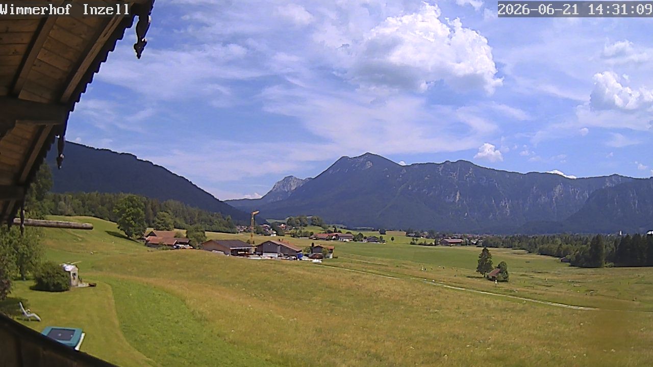 Archiv Foto Webcam Wimmerhof im Inzeller Tal