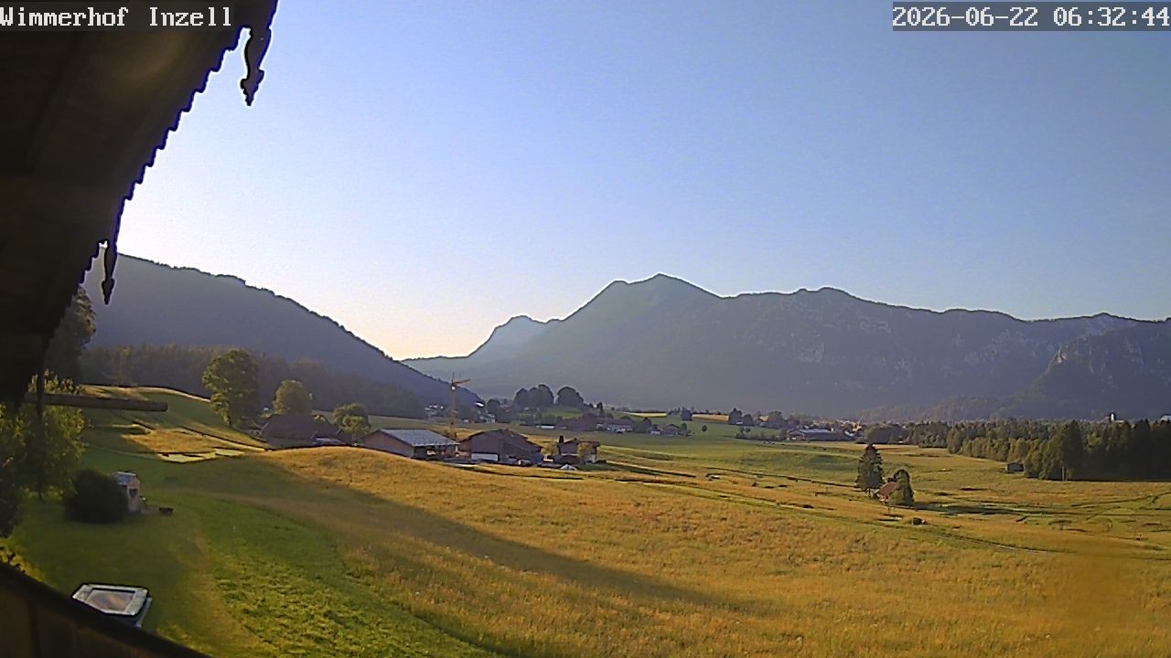 Archiv Foto Webcam Wimmerhof im Inzeller Tal