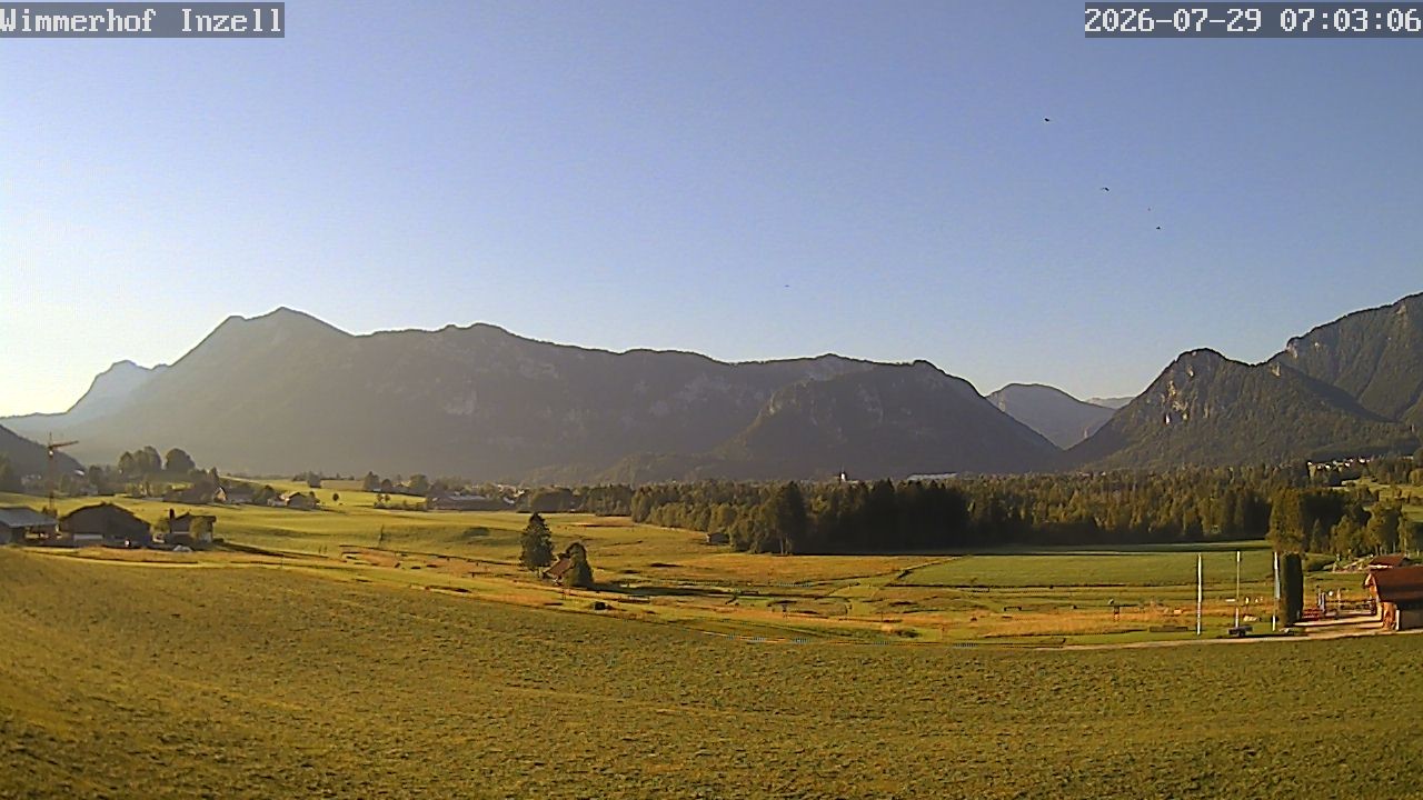 Archiv Foto Webcam Wimmerhof im Inzeller Tal