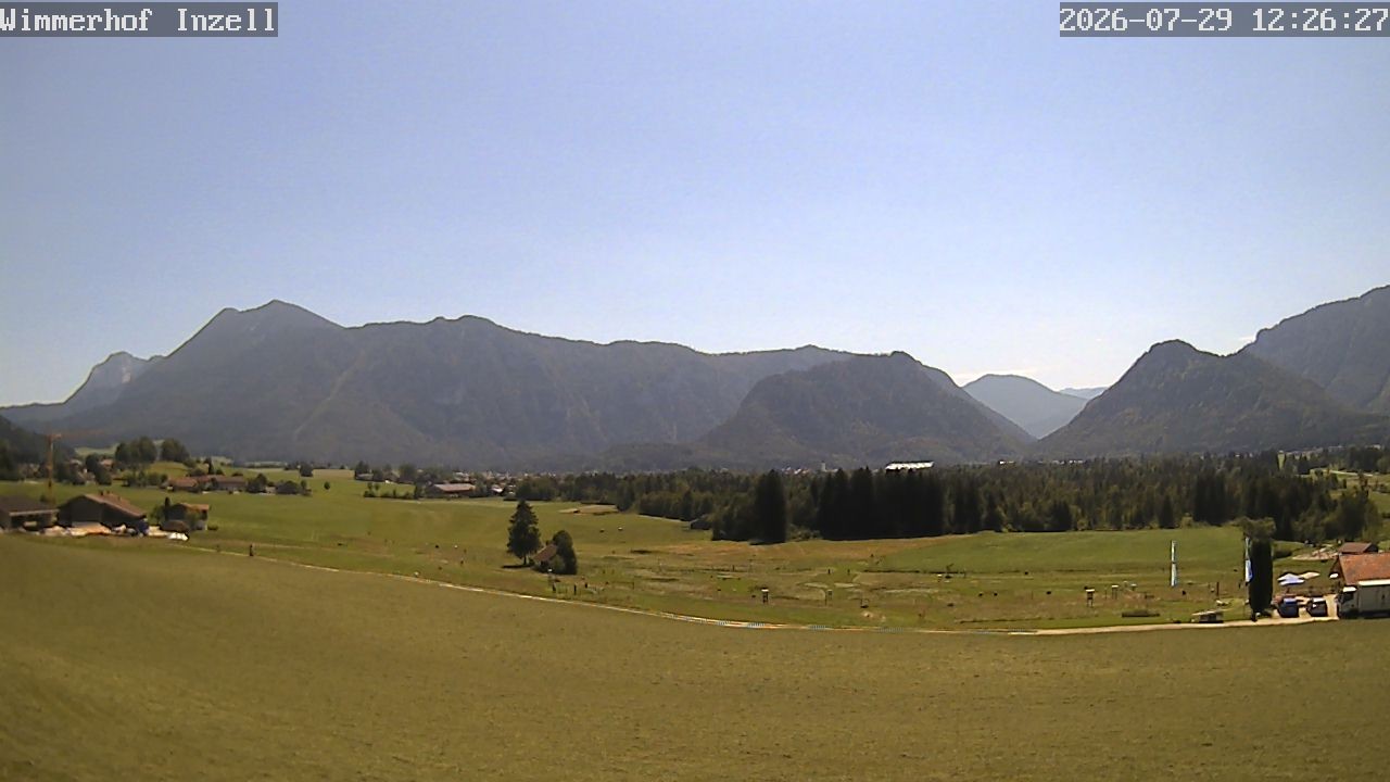 Archiv Foto Webcam Wimmerhof im Inzeller Tal