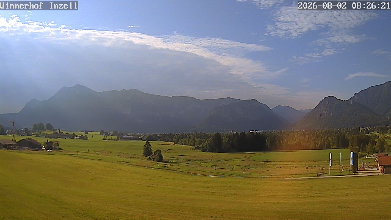 Archiv Foto Webcam Wimmerhof im Inzeller Tal