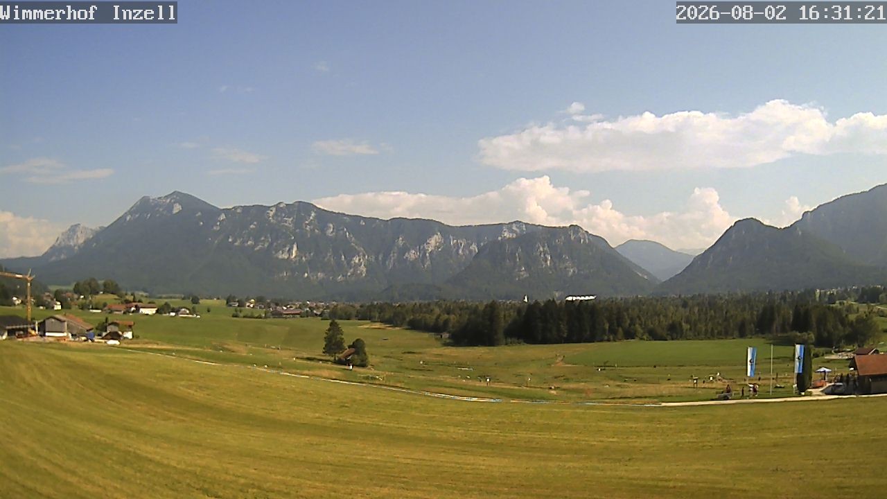 Archiv Foto Webcam Wimmerhof im Inzeller Tal
