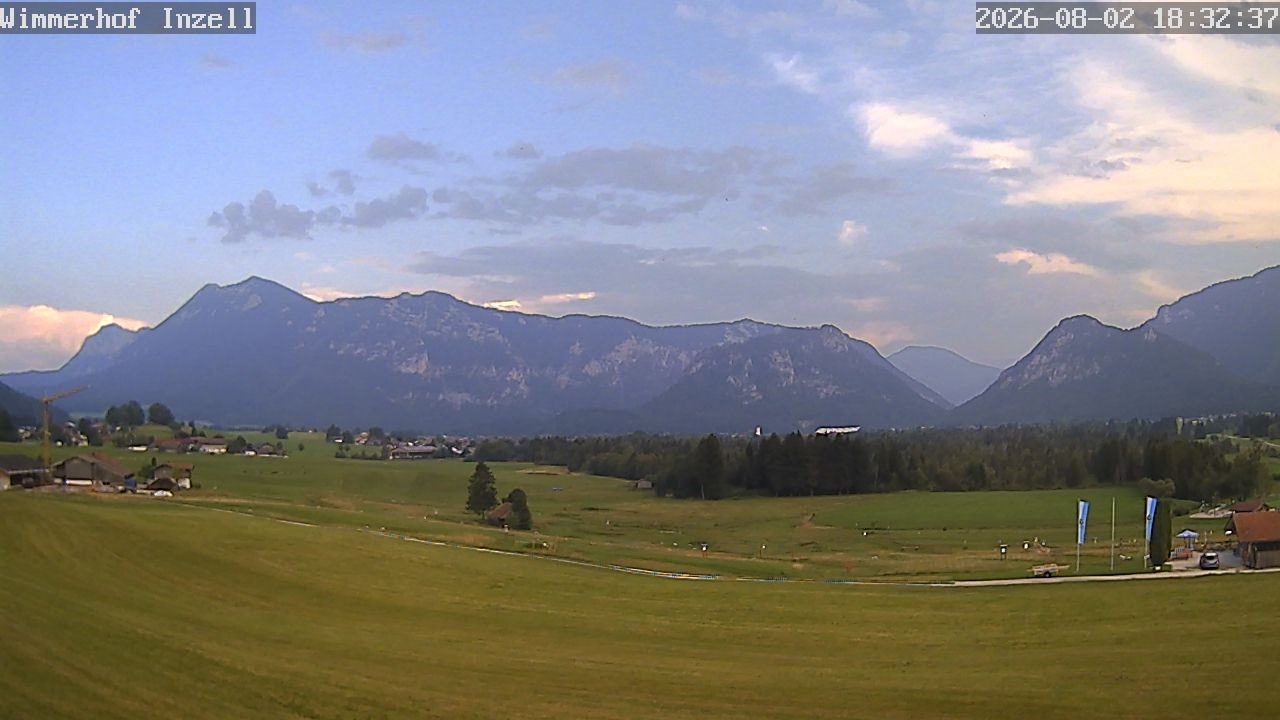 Archiv Foto Webcam Wimmerhof im Inzeller Tal