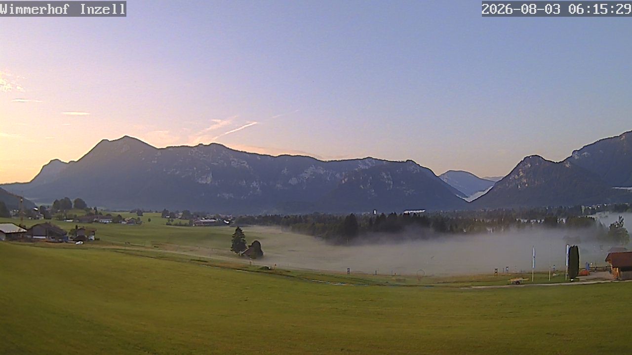 Archiv Foto Webcam Wimmerhof im Inzeller Tal