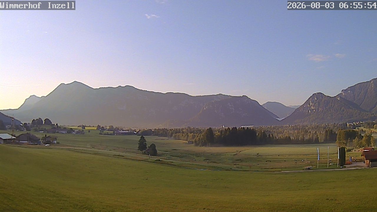 Archiv Foto Webcam Wimmerhof im Inzeller Tal