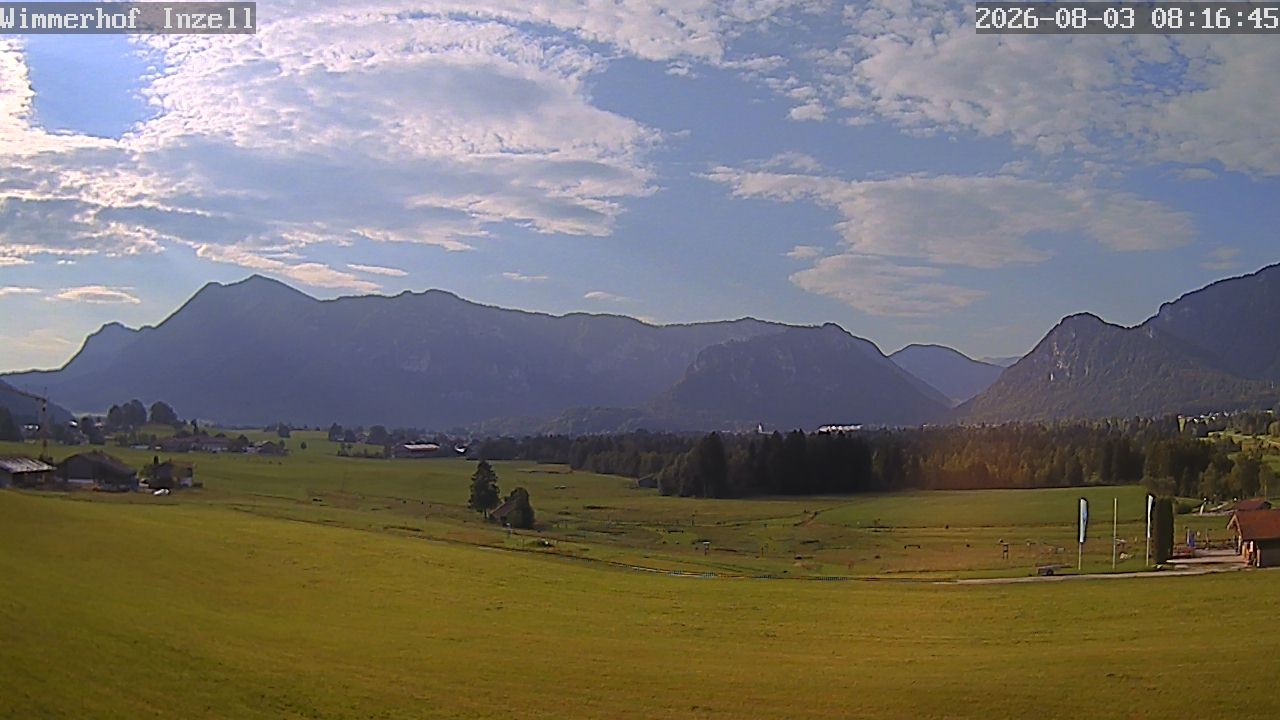Archiv Foto Webcam Wimmerhof im Inzeller Tal