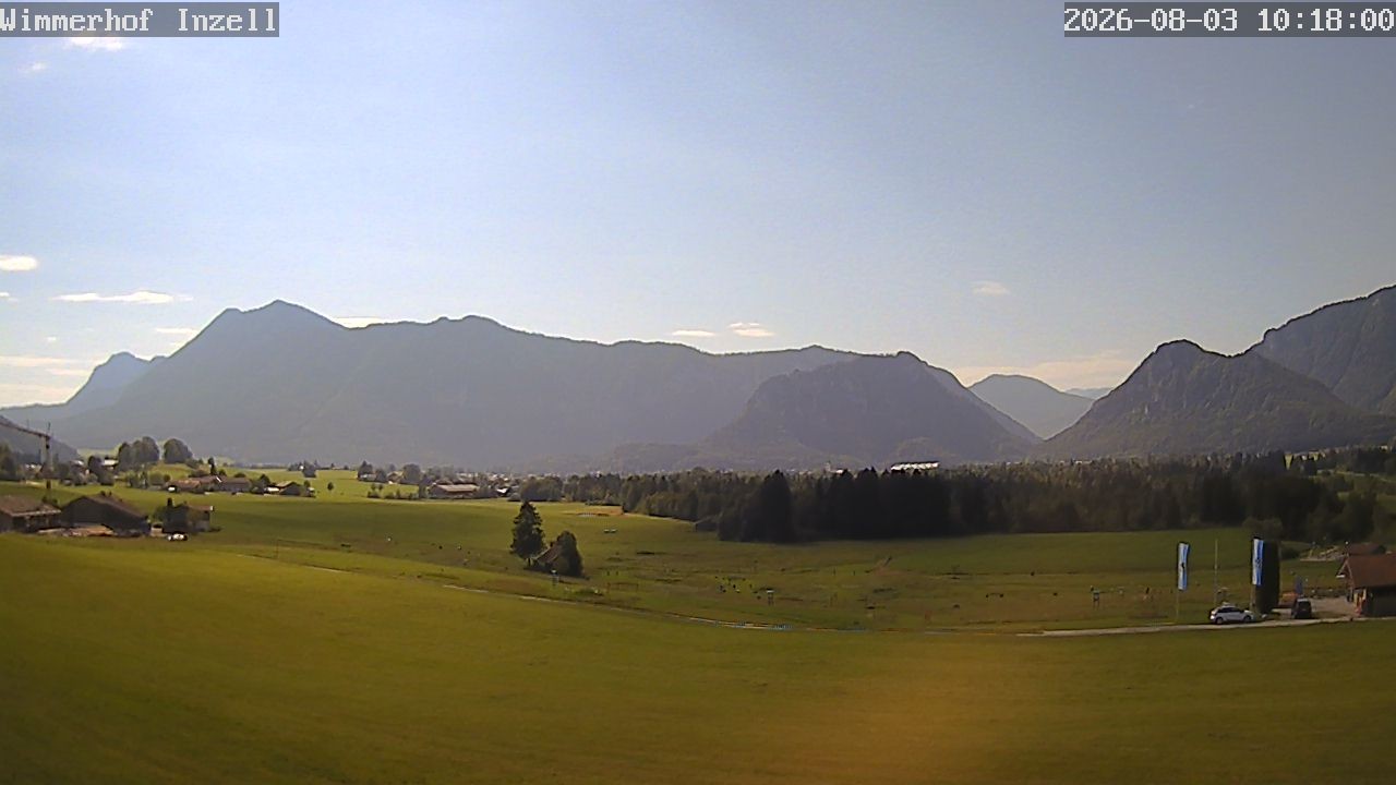 Archiv Foto Webcam Wimmerhof im Inzeller Tal
