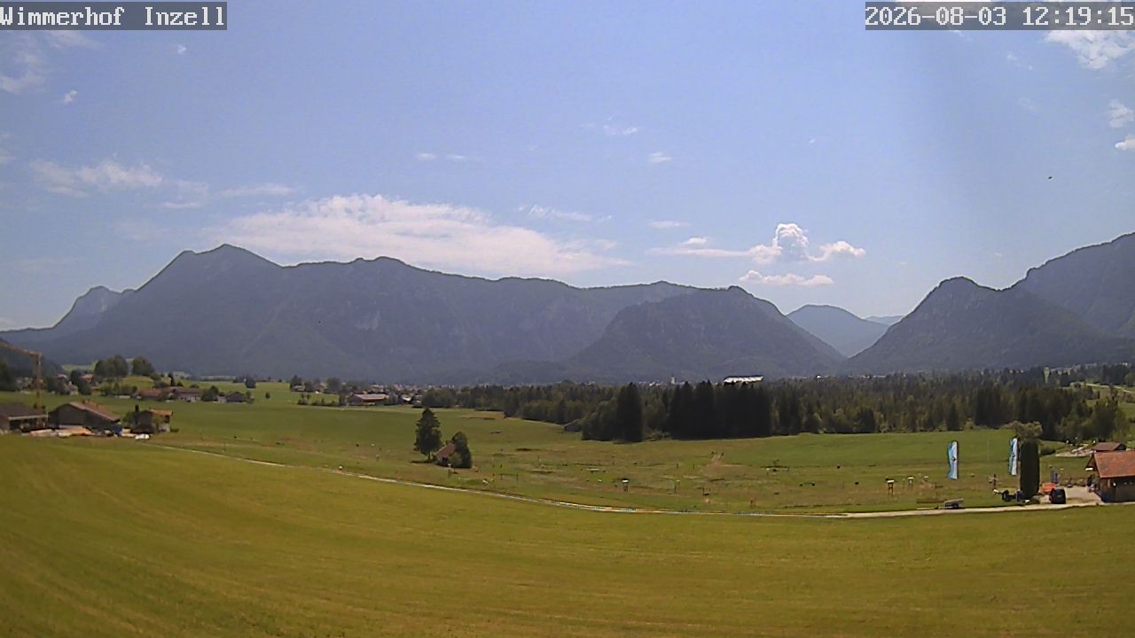 Archiv Foto Webcam Wimmerhof im Inzeller Tal