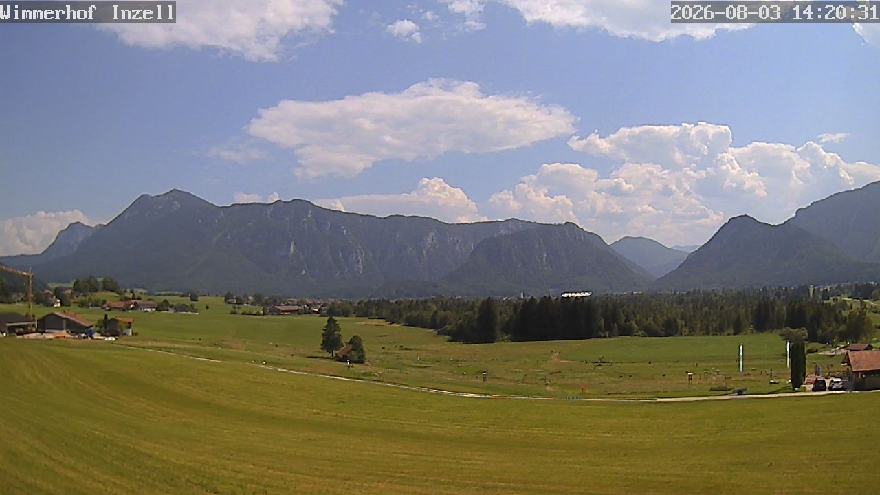 Archiv Foto Webcam Wimmerhof im Inzeller Tal