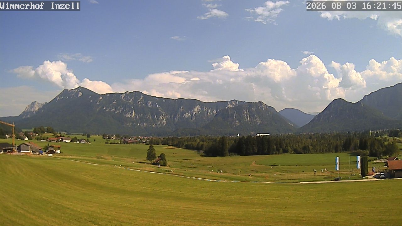 Archiv Foto Webcam Wimmerhof im Inzeller Tal