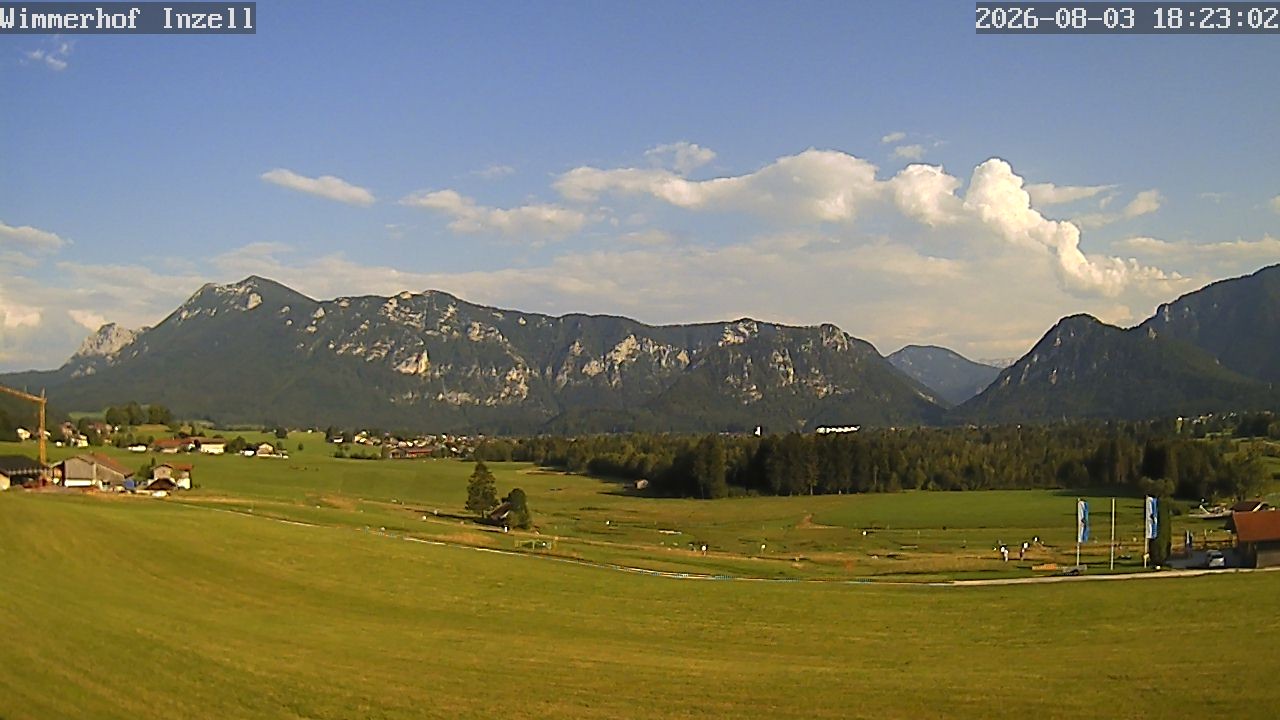 Archiv Foto Webcam Wimmerhof im Inzeller Tal
