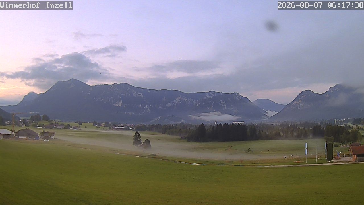 Archiv Foto Webcam Wimmerhof im Inzeller Tal