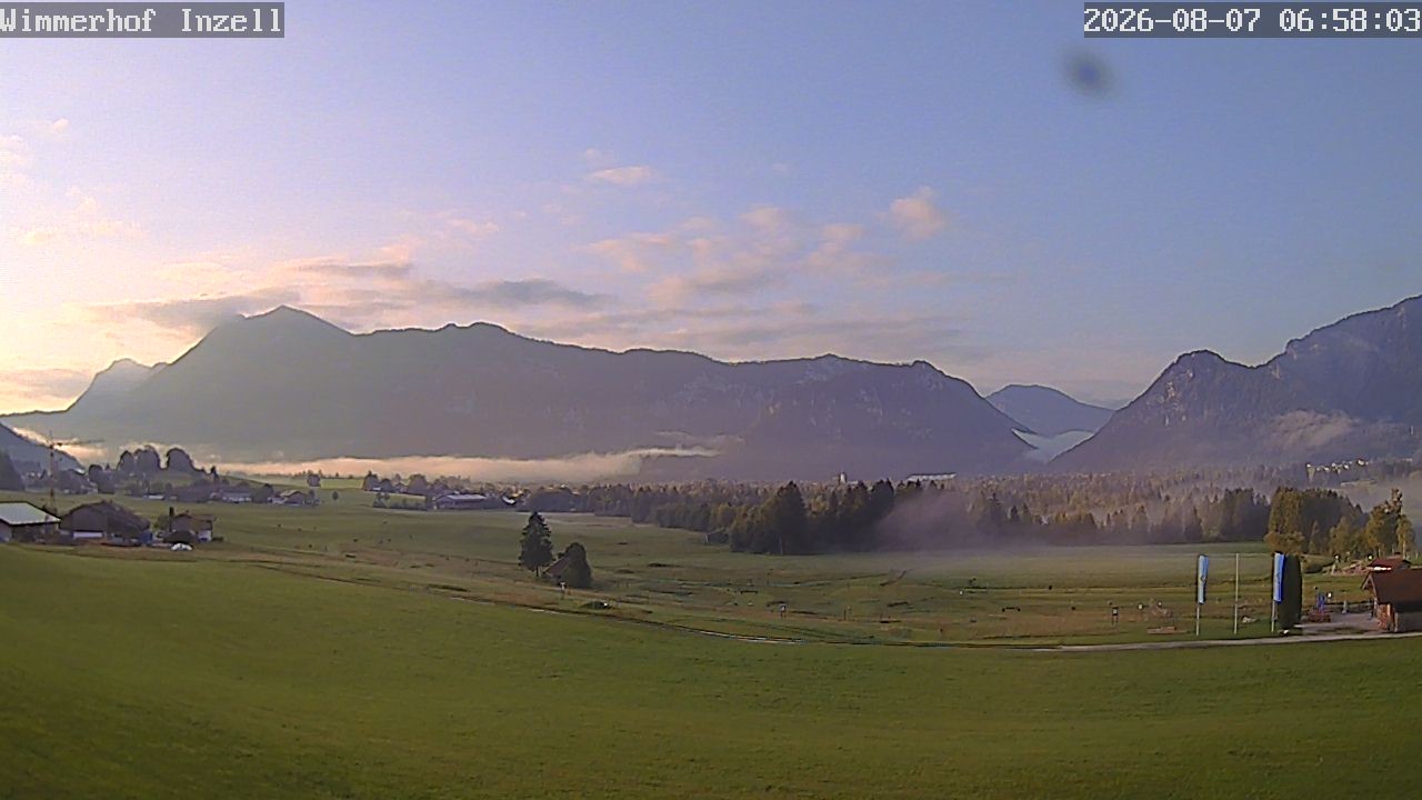 Archiv Foto Webcam Wimmerhof im Inzeller Tal