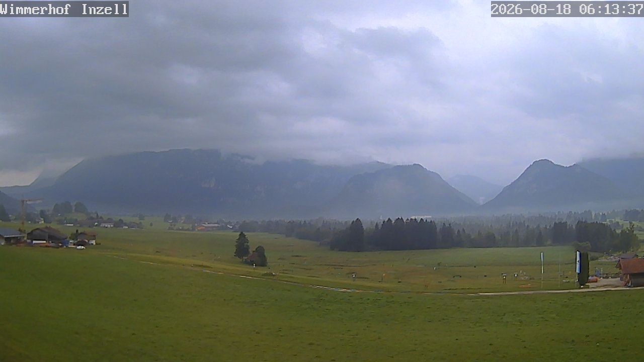 Archiv Foto Webcam Wimmerhof im Inzeller Tal