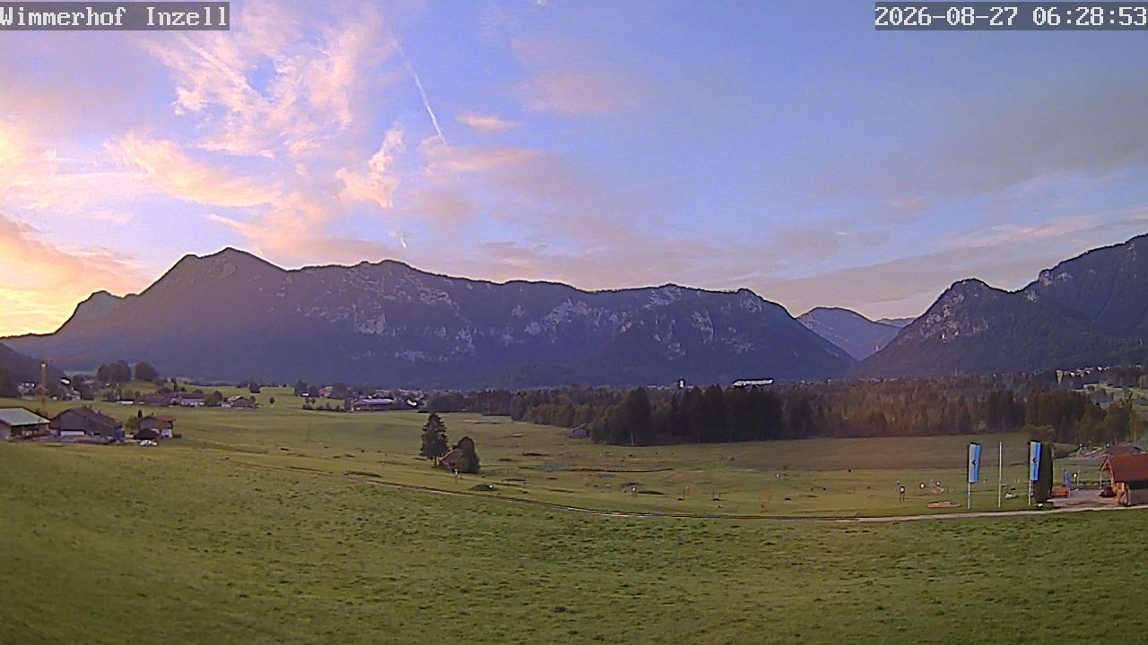 Archiv Foto Webcam Wimmerhof im Inzeller Tal