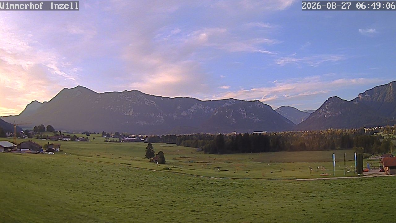 Archiv Foto Webcam Wimmerhof im Inzeller Tal