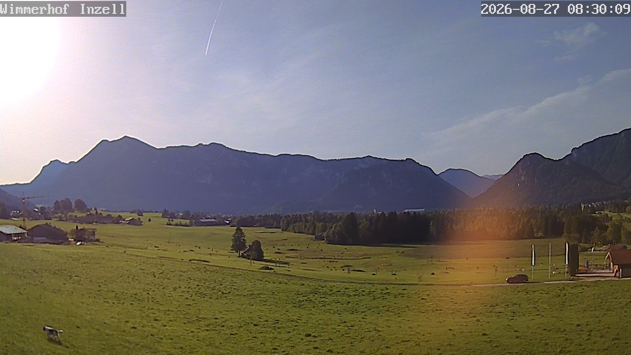 Archiv Foto Webcam Wimmerhof im Inzeller Tal