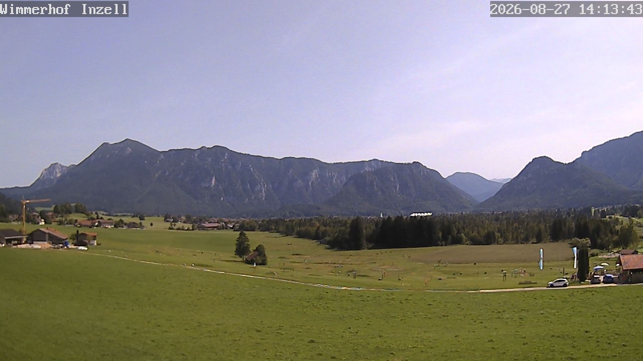 Archiv Foto Webcam Wimmerhof im Inzeller Tal