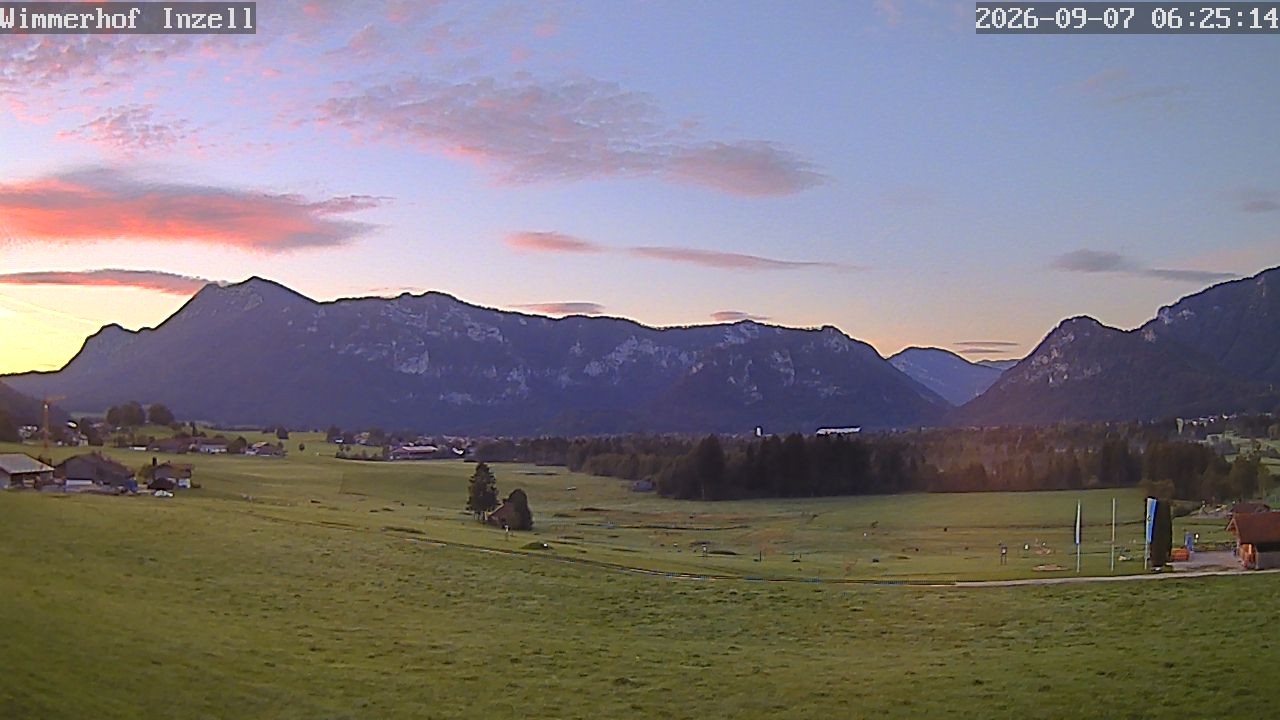 Archiv Foto Webcam Wimmerhof im Inzeller Tal