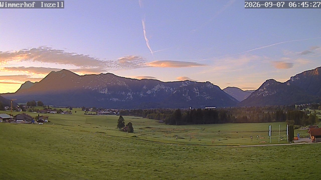 Archiv Foto Webcam Wimmerhof im Inzeller Tal