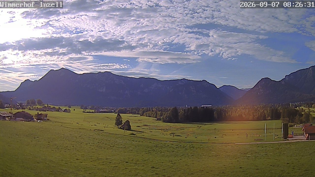 Archiv Foto Webcam Wimmerhof im Inzeller Tal