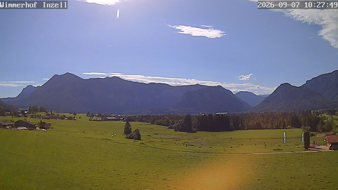 Archiv Foto Webcam Wimmerhof im Inzeller Tal