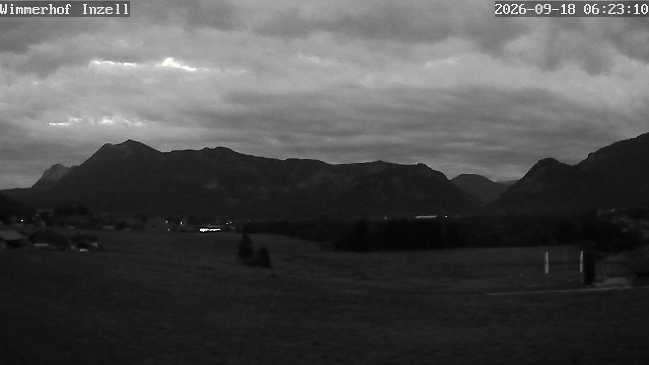 Archiv Foto Webcam Wimmerhof im Inzeller Tal