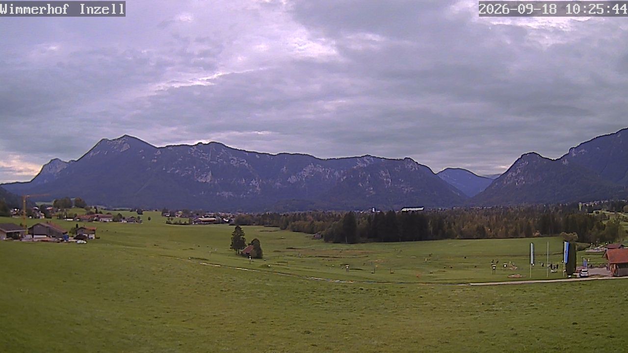 Archiv Foto Webcam Wimmerhof im Inzeller Tal