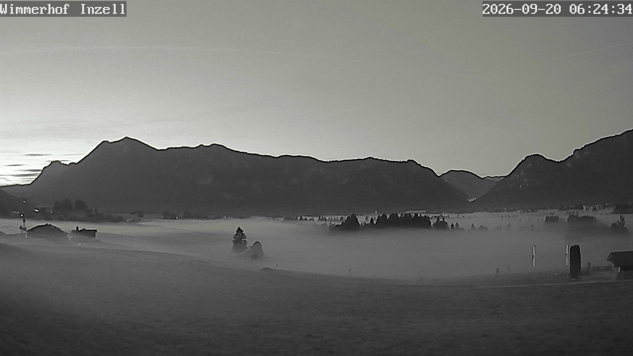 Archiv Foto Webcam Wimmerhof im Inzeller Tal