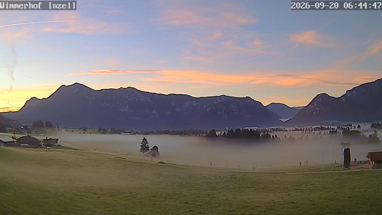 Archiv Foto Webcam Wimmerhof im Inzeller Tal