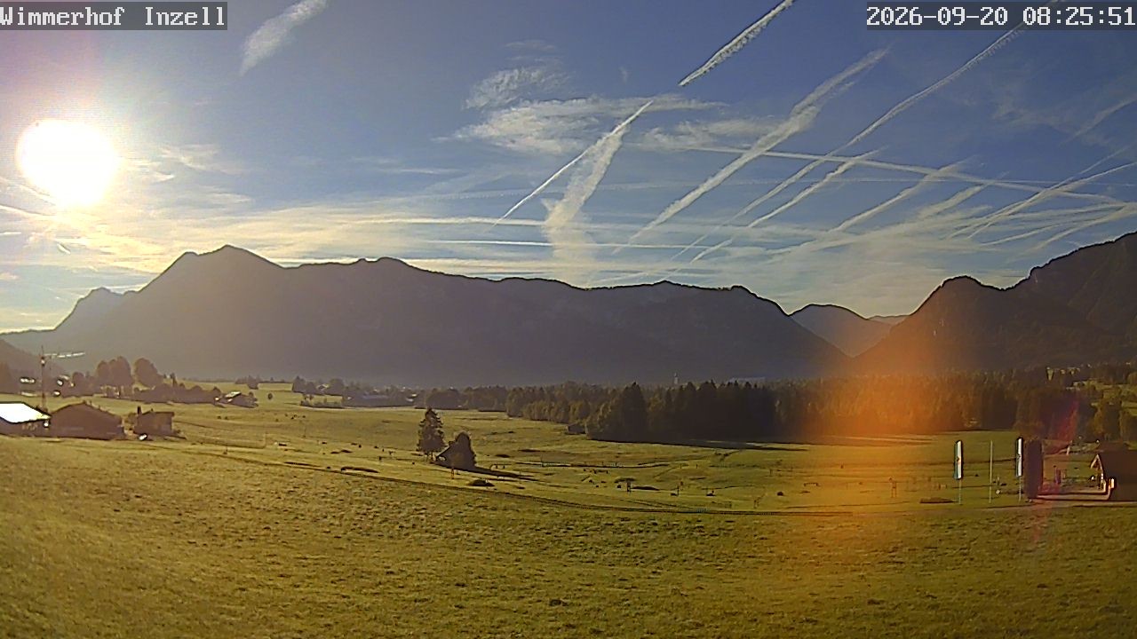 Archiv Foto Webcam Wimmerhof im Inzeller Tal