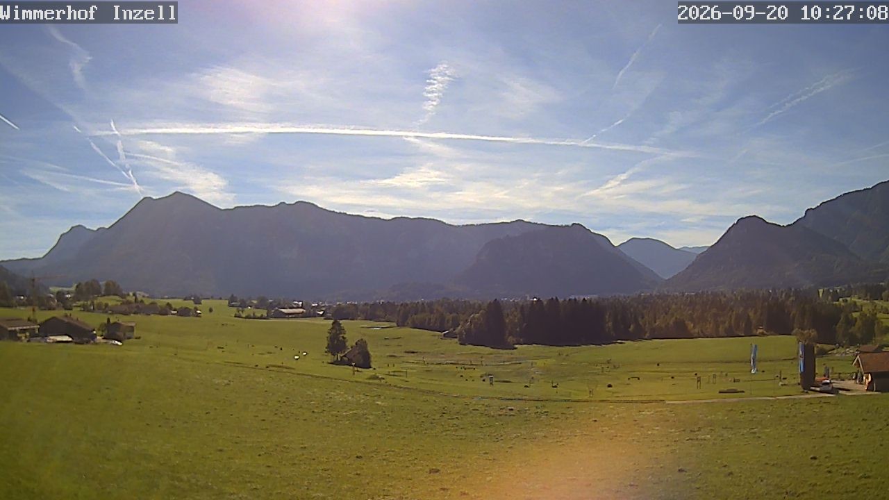 Archiv Foto Webcam Wimmerhof im Inzeller Tal