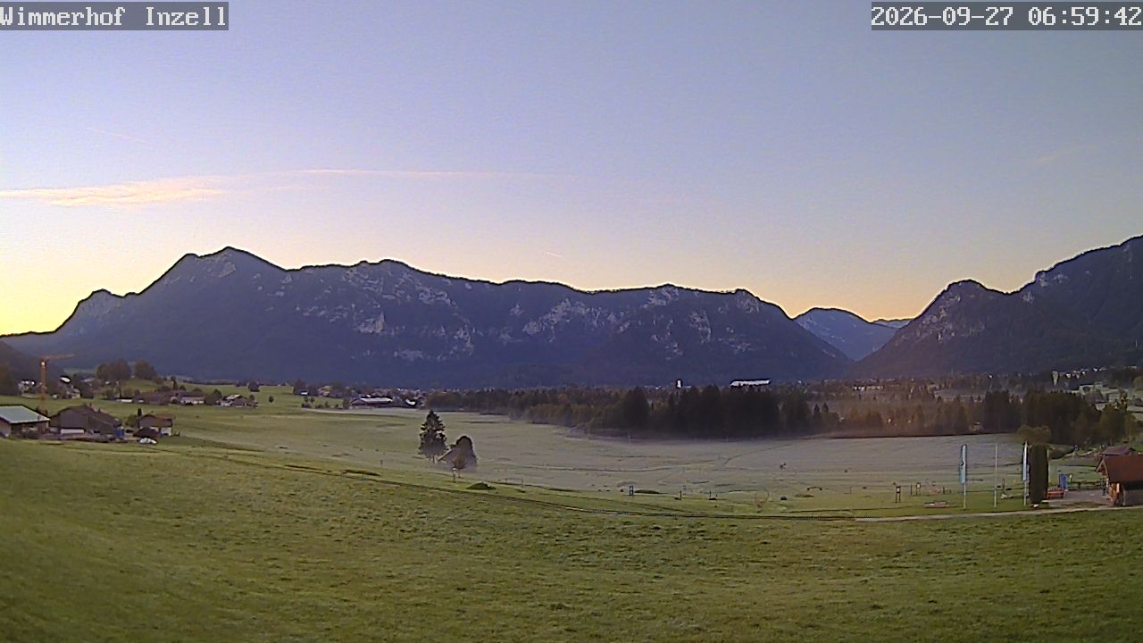 Archiv Foto Webcam Wimmerhof im Inzeller Tal