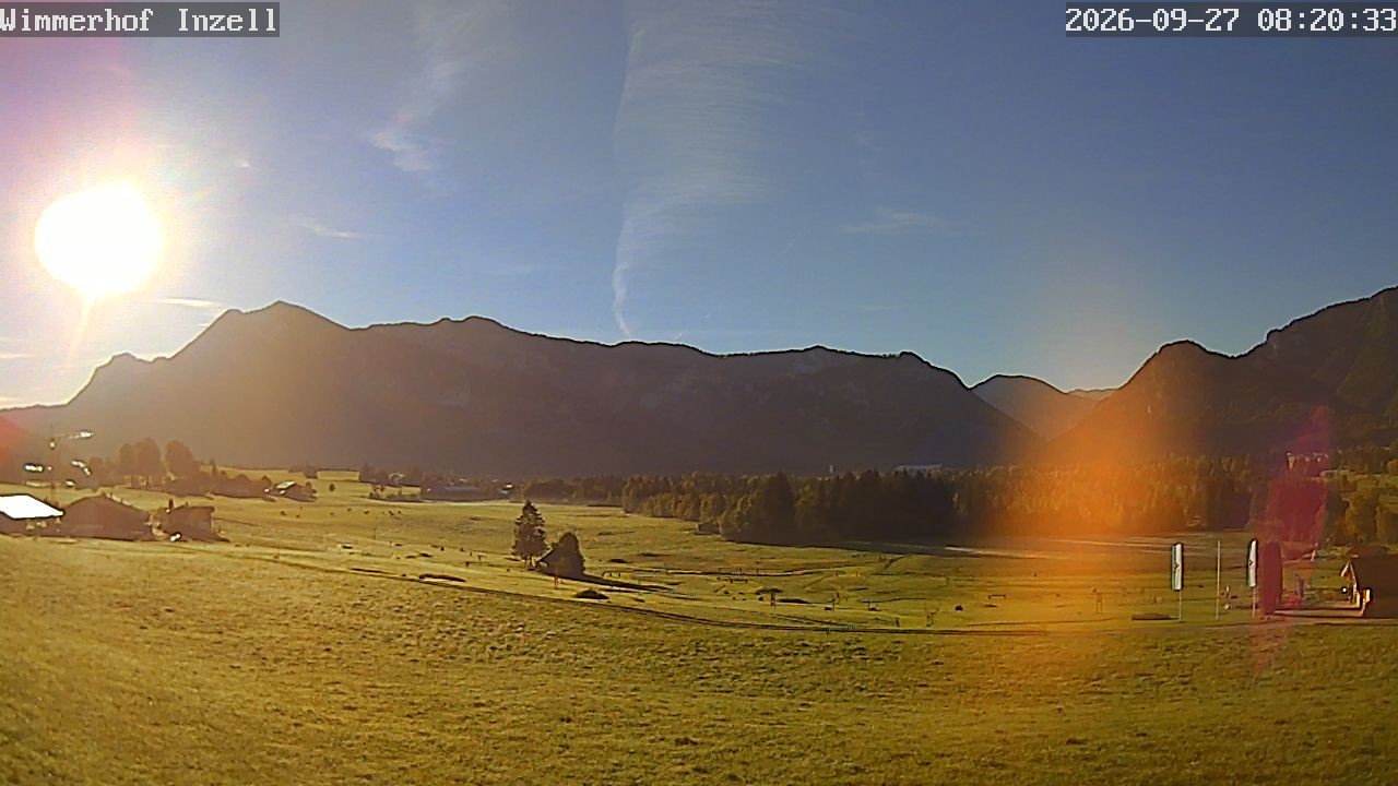 Archiv Foto Webcam Wimmerhof im Inzeller Tal