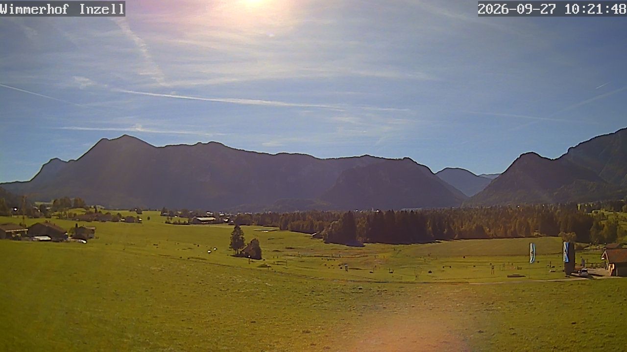 Archiv Foto Webcam Wimmerhof im Inzeller Tal
