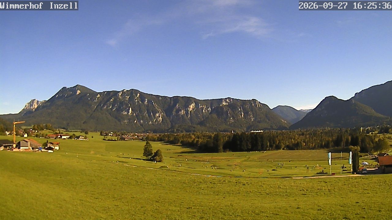 Archiv Foto Webcam Wimmerhof im Inzeller Tal
