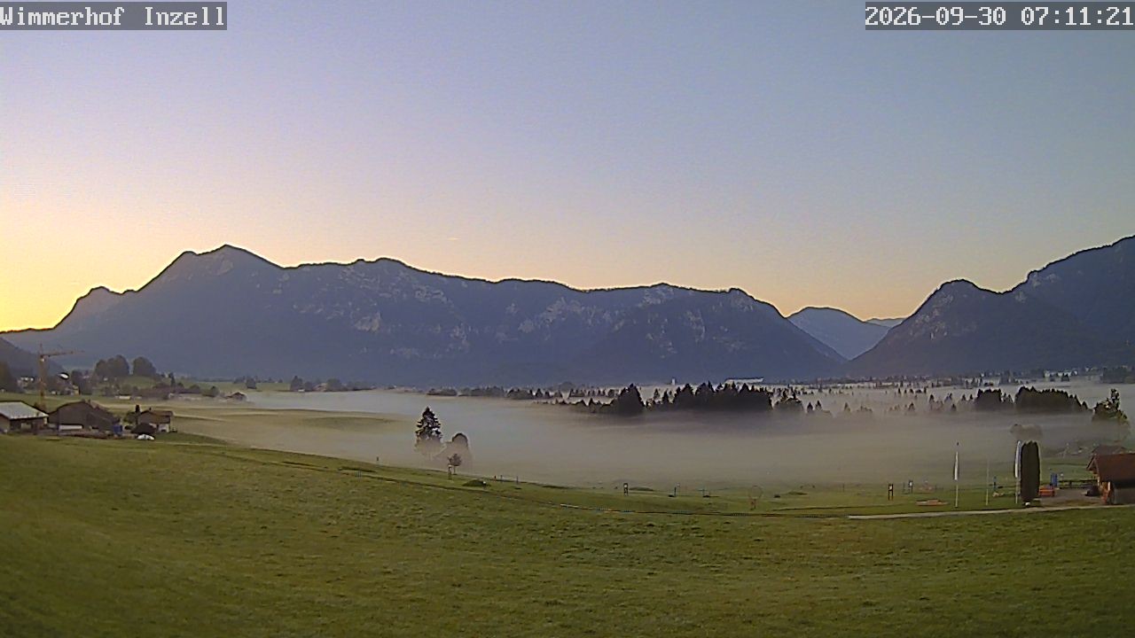 Archiv Foto Webcam Wimmerhof im Inzeller Tal
