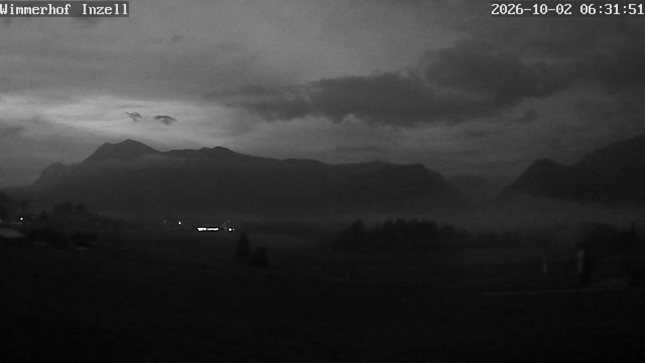 Archiv Foto Webcam Wimmerhof im Inzeller Tal