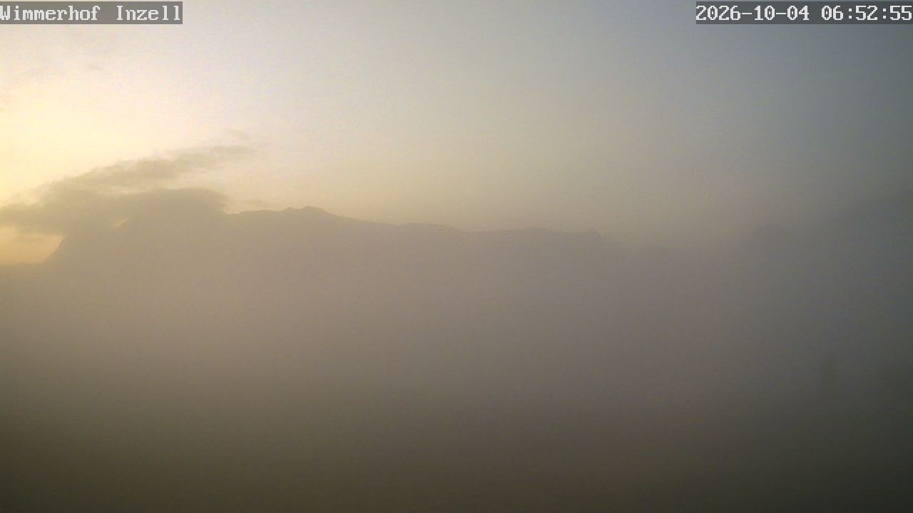 Archiv Foto Webcam Wimmerhof im Inzeller Tal