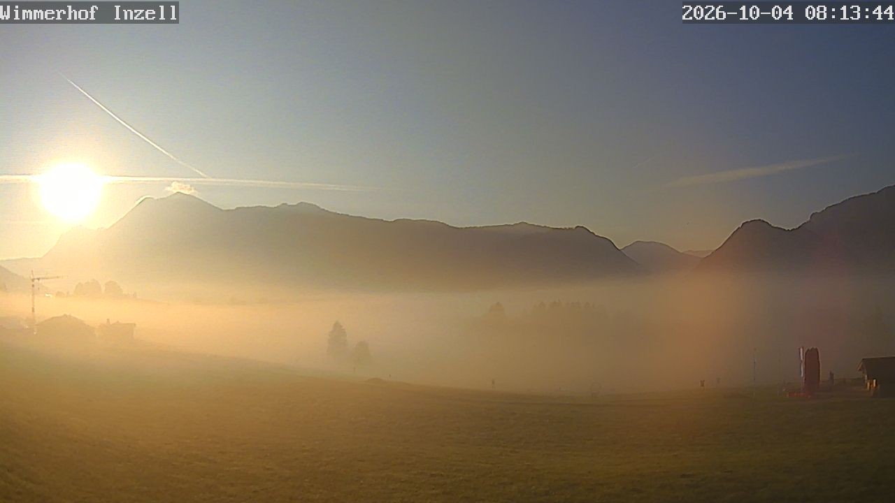 Archiv Foto Webcam Wimmerhof im Inzeller Tal