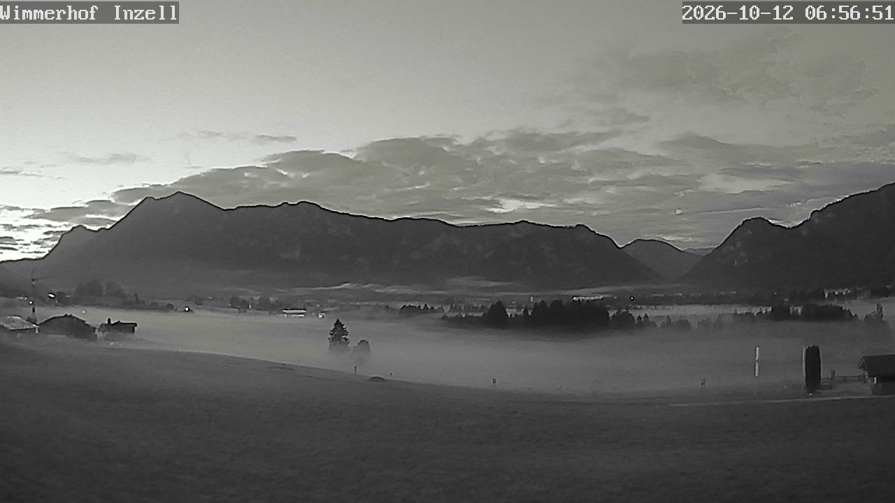 Archiv Foto Webcam Wimmerhof im Inzeller Tal