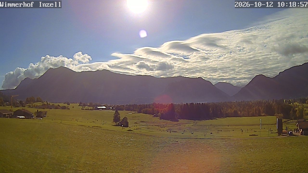 Archived image Webcam Inzell: Farmouse Wimmerhof